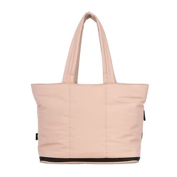 CALPAK Luka Expandable Laptop Tote in Rose Quartz - Picture 1 of 16